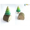 Toupie en bois Sapin JOUET BOIS TOUPIE ARTISANALE Originale Cadeau artisanal original FAIT MAIN