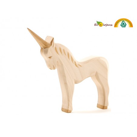 Figurine bois Licorne Ostheimer Waldorf