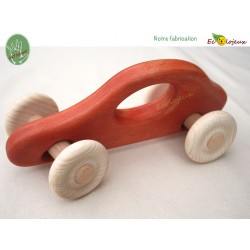 Petite Voiture en bois coloré, jouet écologique ostheimer