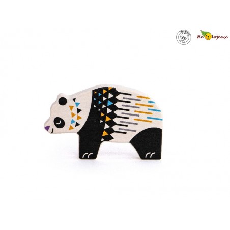 Figurine en bois Panda Bajo