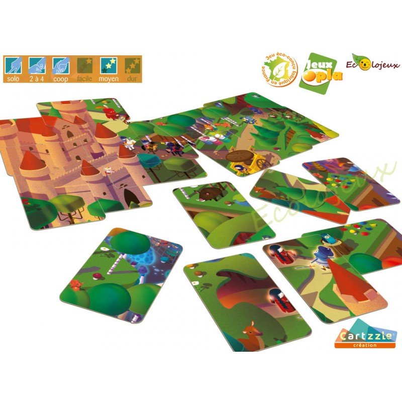 Cartzzle - Brocéliande illimitable Jeu Opla Fabrication française Jeu-Puzzle innovant surprenant