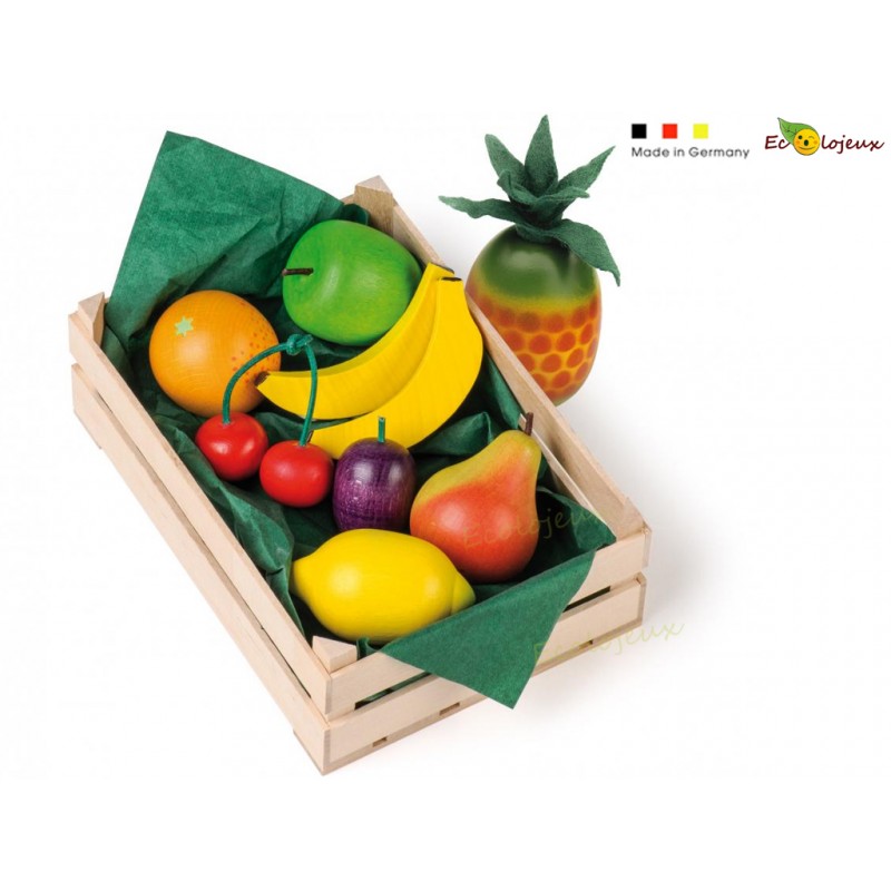 Cagette En Bois Jouet Dinette Fruit Legume Cuisine Enfant 2 à Prix Carrefour