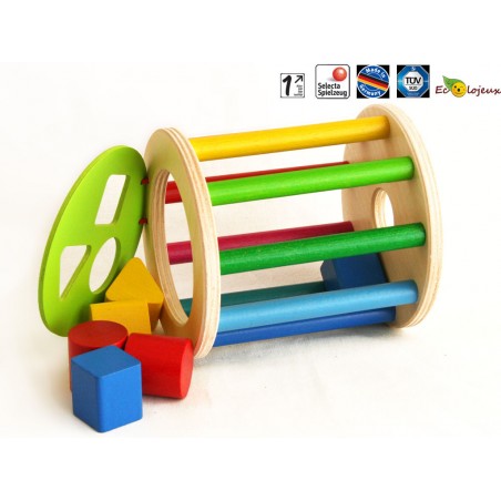 Rouleau de formes Jouet bois selecta 62007