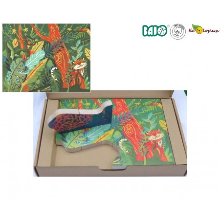 Puzzle Bois Recto-verso Récif-Jungle