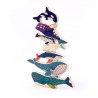 Puzzle en bois des animaux marins Baleines Tableau de Tri BAJO