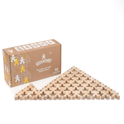 Flockmen mini lot de 50 - Jeu libre en bois Jouet bois à petit prix en promo