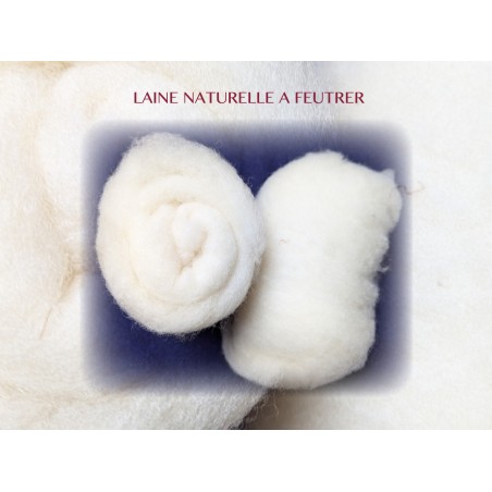 Laine Naturelle Pour Feutrage - Bioland - 50 g