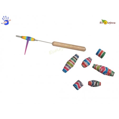 kit aiguille spéciale perles de  papier