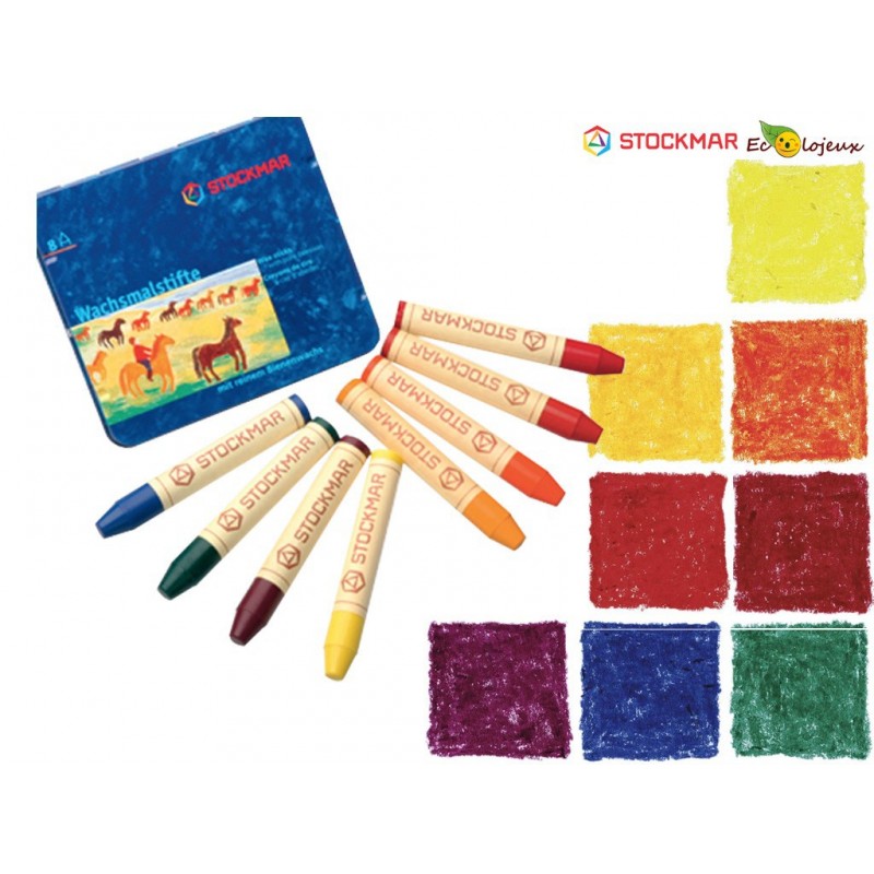 Crayons à la cire de couleurs pour textiles Goki® - Ekobutiks® l