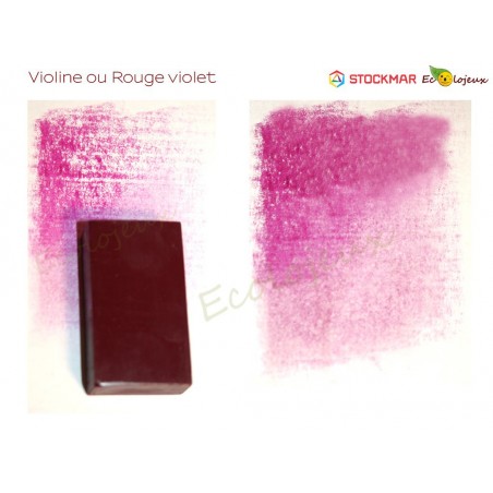 Stockmar Bloc de cire à colorier Violine Mercurius France Waldorf Ecole